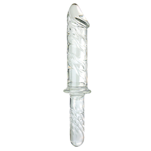 Hersteller Großhandel Große Transparente Wasserdichte Glas-Dildos Simulationspenis Erotische Weibliche Masturbation Erwachsenen-Sexspielzeuge - Product Image 4