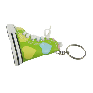 Porte-clés Souvenir noir pour garçons, baskets légères 3D pour chaussures de moto avec <span class=keywords><strong>Mini</strong></span> boîte - Product Image 5