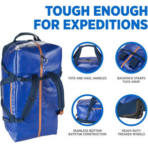 방수 주말 가방 캐리 온 토트 백 60L 더플 여행 가방 배낭 - Product Image 5