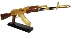 Arma de brinquedo de tamanho mini DIY destacável para metal Empire Metal Barrett Musko, arma de brinquedo de liga de zinco
