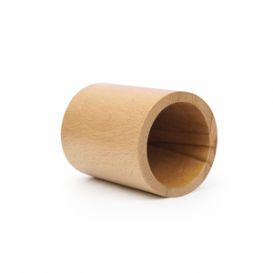 Custom Logo Natural Beech Wood <b>Pen</b> <b>Holder</b> Desktop Pencil Cup Wooden <b>Desk</b> Organizer Corporate Gift OEM Manufacturer - Product Image 5