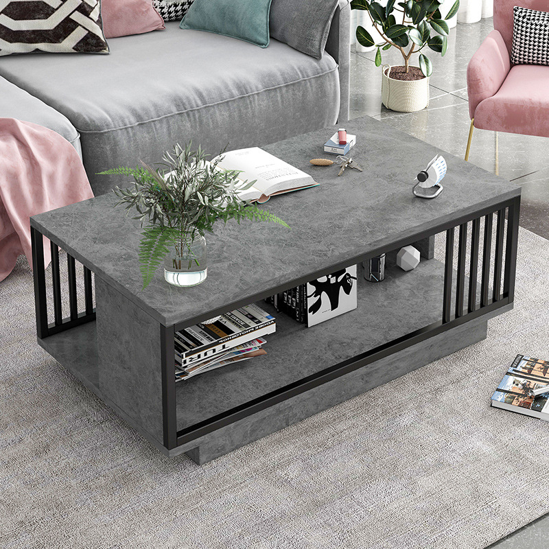 Modern Light Luxury Coffee Table – Simple Elegant Tea Table for Living Room, Apartment & Contemporary Home Décor - View 2