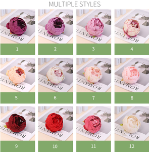 Cabezas de Flores Artificiales de Peonía de 6*9cm al por Mayor, Decoración de Peonías de Seda, Capullos de Peonía Artificiales, Cabezas de Peonía - Product Image 6