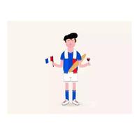EC 2024 France Fans de football Adulte applaudissant les mains PP Noise Maker