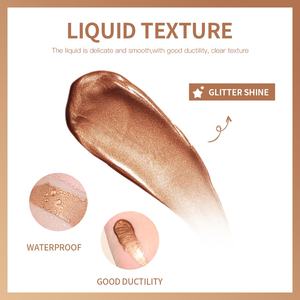 Resaltador corporal de Etiqueta Privada, cuerpo de cara de lujo, <span class=keywords><strong>bronceador</strong></span> brillante, brillo, brillo, diamante, fiesta, Club, Cosméticos veganos - Product Image 2