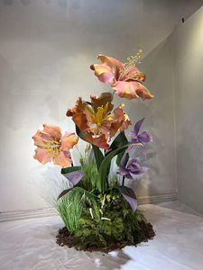 Flores Gigantes de Alta Calidad para Decoración de Bodas, Tulipanes, Amapolas, Íris, Flores Gigantes de Eva para Decoración del Hogar - Product Image 4