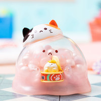 Suplay Water Ripple Egg Full Filling Series Blind Box Licensed New Creative Cute Trendy Toy Ornament Gift Set of 12 Boxes