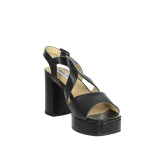 Sandali con tacco color crema K-9581 scarpe da sposa aperte in PVC soletta traspirante alta punta in acciaio aperta sul retro per abbigliamento estivo all'aperto - Product Image 5