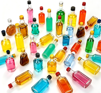 Fabricant direct ; Bouteilles miniatures vides de haute qualité pour spiritueux (30 ml, 100 ml) avec bouchon à vis ; Convient pour le whisky, la vodka et autres boissons.