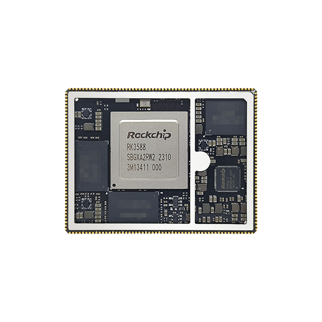 Rongpin RP-RK3588 Rockchip RK3588 Core Development Board with Large Stamp Hole Compatible with Linux and Android