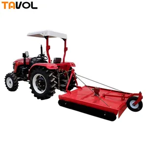 Trator compacto com carregador e retrovisor, trator para agricultura 4x4, cortador de gramado, jardim