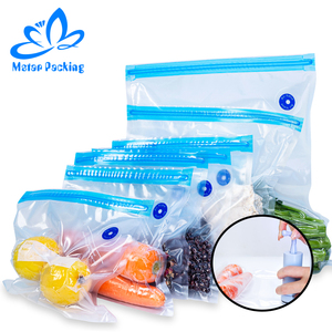 Sacs sous vide réutilisables en papier transparent thermoscellé sacs de compression sous vide vêtements avec pompe - Product Image 1