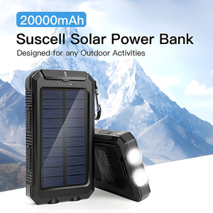 Bền 20000mAh năng lượng mặt trời ngân hàng điện không thấm nước chống bụi over-phí bảo vệ kép USB type-C đầu vào đáng tin cậy Pin gói - Product Image 2