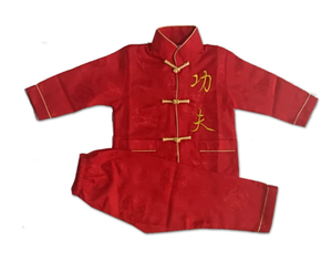 Herfst Peuter Jongen Tang Pak Optreden Kostuum Lange Mouwen Top Broek 2-delig Set Kinderen Martial Arts Outfit Kinderkleding - Product Image 3
