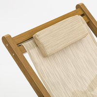 Chaise Adirondack d'extérieur imperméable en HIPS, chaise Adirondack moderne en plastique imitation bois, chaise pliante en résine HIPS