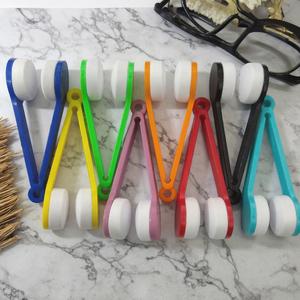 Brosse <span class=keywords><strong>de</strong></span> nettoyage créative, portable et multifonctionnelle en plastique, poils en nylon, légère (40g), pour <span class=keywords><strong>lunettes</strong></span> et toilettes, utilisation sûre - Product Image 4