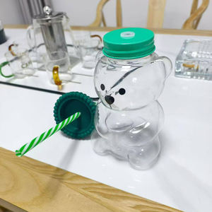 Grand stock disponible, style tendance, <span class=keywords><strong>prix</strong></span> bas, tasse en verre créative en forme d'ours en peluche Starbuck - Product Image 2