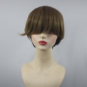 Perruque synthétique courte brune pour hommes adultes, style anime, inspirée de SangWoo, AOKG-083 - Product Image 5