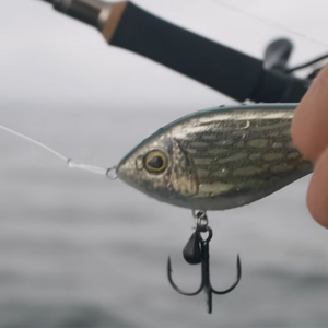Nuovo Esca Vibrante Selco con Coda Nuotante per Luccio e Persico Jerkbait - Product Image 5
