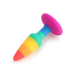 Back Court G <strong>Point</strong> Stimulating <strong>Men</strong> and Women Gay With Masturbation Flornies Anal Rainbow Six-color Silicone Anal Set Adult Sex P - Product Image 4