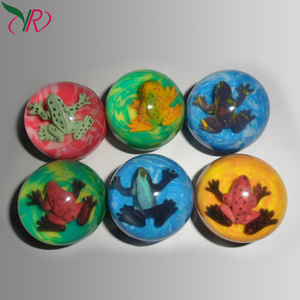 Nhà Máy Mới Bán Sỉ Nhà Máy Khuyến Mãi Tùy Chỉnh 60 Mm Rõ Ràng Cứng Cao Su Bouncy Bóng - Product Image 2