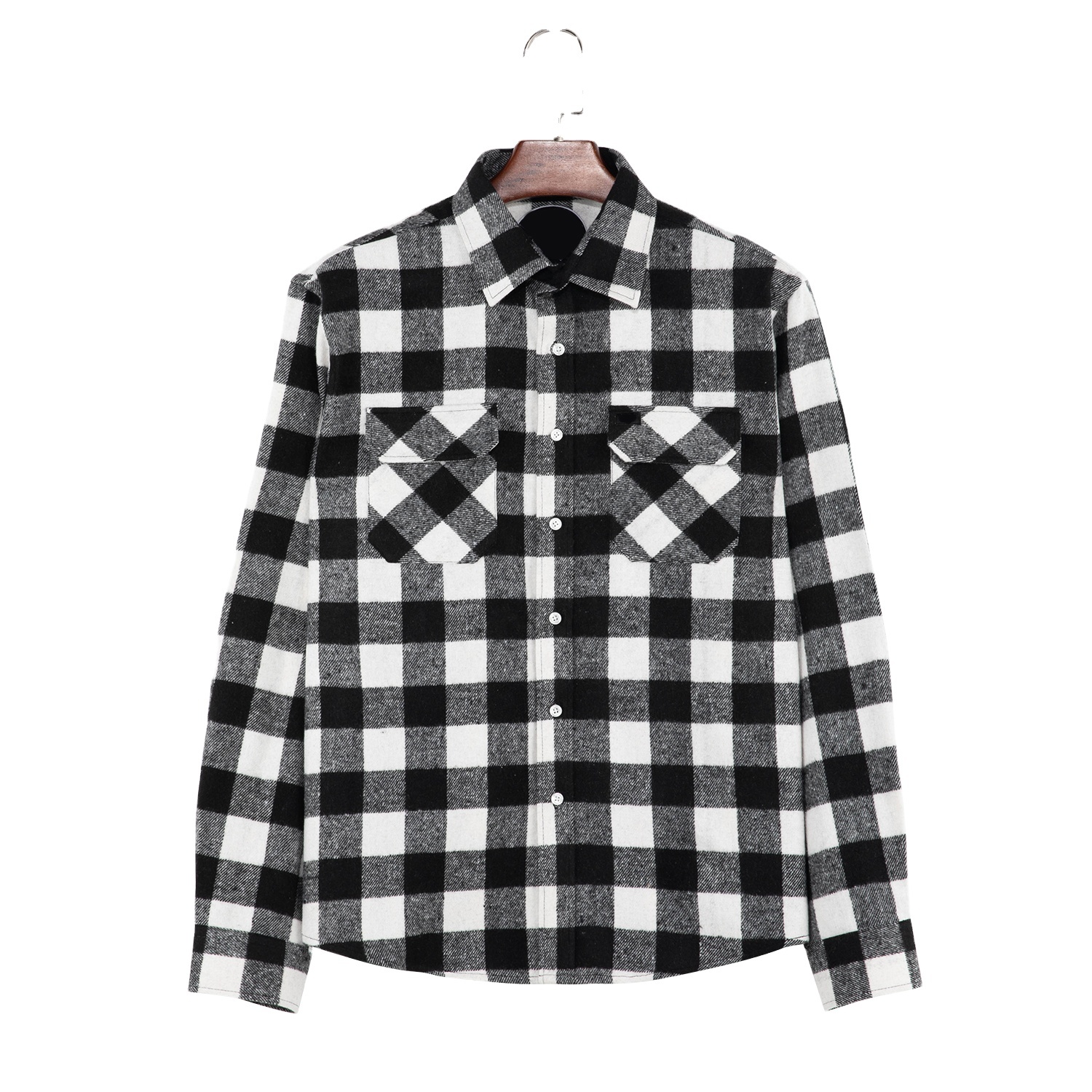 シャツ ASCLO Flannel Double Pocket Check Shirt (3color) 2 Low String Check Shirt (3color) - ASCLO | 60% - Asian