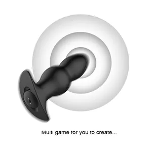 Juguete sexual de silicona médica con diseño de huevo de doble anillo original de fábrica Premium, tapón anal para adultos