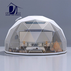 Tente Dôme 6-8 Personnes Ouverture Automatique Rapide Une Chambre Moderne Quatre Saisons Grand Espace Maison Bulle Transparente - Product Image 4