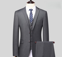 Traje Masculino Personalizado de Talla Grande, Traje de 3 Piezas para Hombre, Estilo Europeo para Negocios, Oficina y Bodas, Fabricación Personalizada Yimita