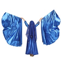 Bestdance Satin Drapeau Femmes Sans Manches Louange Danse Église Culte Danse Drapeau
