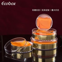ECOBOX Boîte d'emballage en plastique transparente haut de gamme Boîte de rangement pour gueule de poisson Boîte de rangement pour nid d'oiseau pour magasin