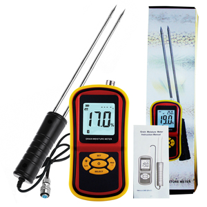 Professional Digital Grain Moisture Meter 8-in-1 Portable Grain Moisture Tester for Rice, Wheat, Corn, <b>Soybean</b> & More - Product Image 1