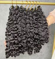 15a Meilleures Qualités de Mèches de Cheveux Naturels Indiens, Cheveux Naturels Indonésiens, Cheveux Naturels Birmans, Mèches de Cheveux Naturels Bouclés Pixie