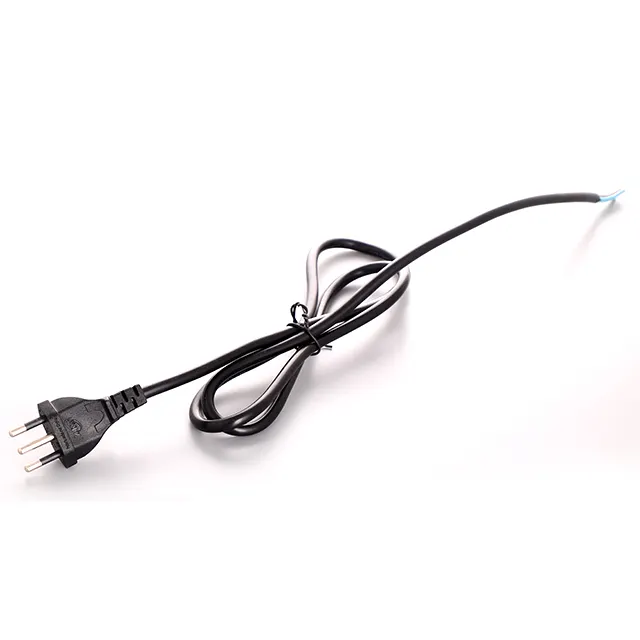 3 pin Brazil cắm 1m 1.5m 1.8m 2m AC dây cáp điện cho PC Adapter cung cấp Dây điện dây điện cho nướng điện