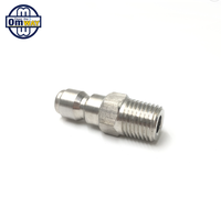 3/8nch filetage NPT mâle haute pression S.S. Mini prise à connexion rapide