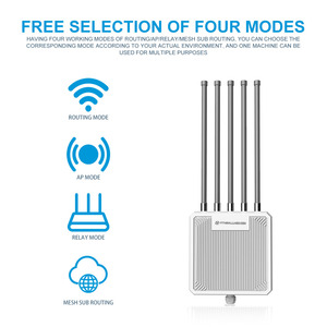 Meiweisi ngoài trời wifi6 ax3000 3000M băng tần kép ngoài trời wifi6 Bộ lặp điểm truy cập không dây công suất cao - Product Image 6