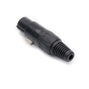 Cabo de microfone de áudio xlr, conector de sinal de áudio com 3 pinos e fêmea NC3FXX-B NC3MXX-B