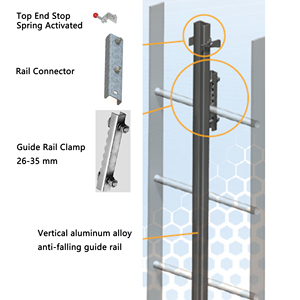 Kits <span class=keywords><strong>de</strong></span> système d'escalade Miller GlideLoc pour la protection contre les chutes, système <span class=keywords><strong>de</strong></span> rail vertical - Product Image 5