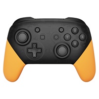 ExtremeRate Precaución Amarillo Reemplazo Mango Empuñaduras Funda DIY Empuñadura de mano Carcasa para Nintendo Switch Pro Controller