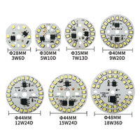 Service de conception de circuits imprimés à Shenzhen, prototype de circuit imprimé en aluminium DOB à une seule face, 35 mm 7 W, 40 mm 9 W, ampoules LED, cartes de circuits imprimés pour éclairage