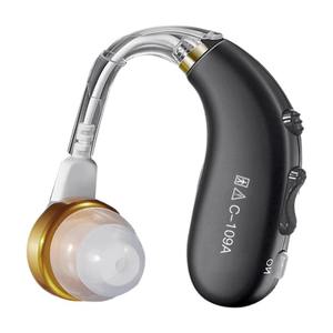 เครื่องช่วยฟัง Shenrui C-109A แบบคล้องหลังใบหู ชาร์จได้ ใช้พลังงานจาก USB สำหรับผู้สูงอายุที่มีปัญหาการได้ยิน แบตเตอรี่ 50 มิลลิแอมป์ - Product Image 1