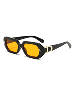 Twooo T1532 Nouveau Petit Cadre Hot Girl Rétro Polygonale Mode Personnalité Lunettes de Soleil