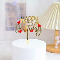 Neu Eingetroffen: Happy Birthday Acryl-Cake-Topper für Tortendekoration