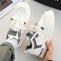 Chaussures de sport décontractées pour hommes en cuir PU à semelle EVA, légères et confortables, idéales pour le skateboard – Vente chaude