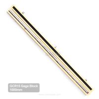 Bloc de mesure pour étrier de coulisse, Grade 0, 1000mm, GCr15, acier