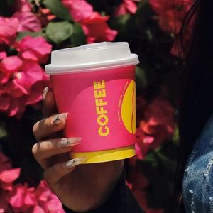 Wholesale Custom Logo 8/10/12/14/16/24oz <b>Disposable</b> Single Double Wall Paper Coffee Milk Tea Boba Tea <b>Cups</b> With Lid - Product Image 3