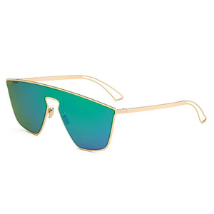 BEVERLY Lunettes de soleil carrées futuristes à verres plats pour femmes - Product Image 6
