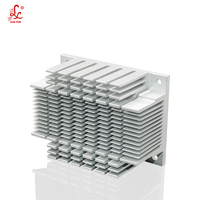 Dissipateur thermique en profilé d'aluminium rainuré, bloc de refroidissement en aluminium auto-adhésif pour appareils électroniques, processeur, amplificateur de puissance
