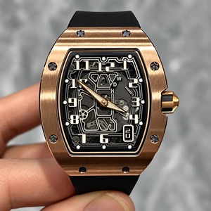 Reloj Mecánico para Hombre de Alta Calidad, Serie 6701, Totalmente Automático, en Oro Rosa, con Caja de Titanio e Indicador de Función - Product Image 6