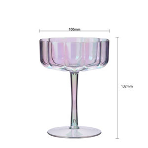 Пластиковые бокалы для вина из тритана, небьющиеся, на ножке, 500 мл, многоразовые, портативные, для вечеринок, подарок - Product Image 3